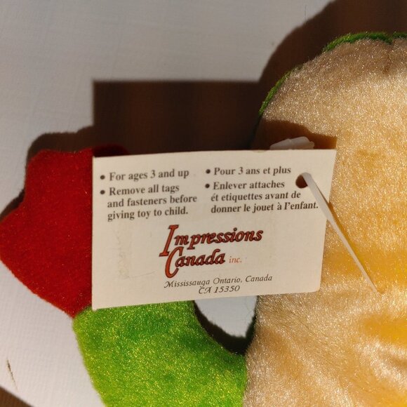 CUTE Mini Tree Frog Plush Bean Bag Plushie 8" long - Picture 7 of 7